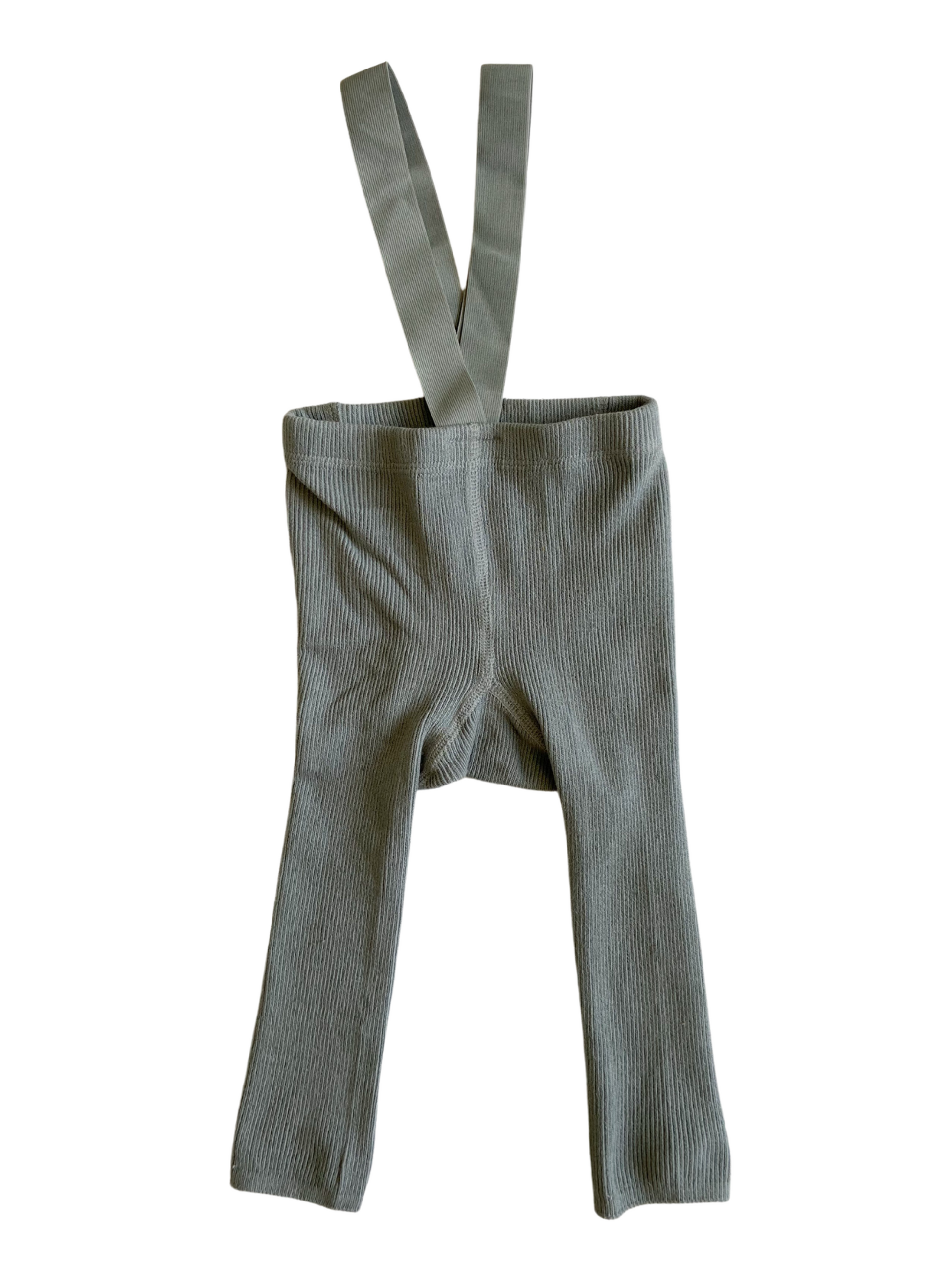 Baby Suspender Footless tights in color Grey