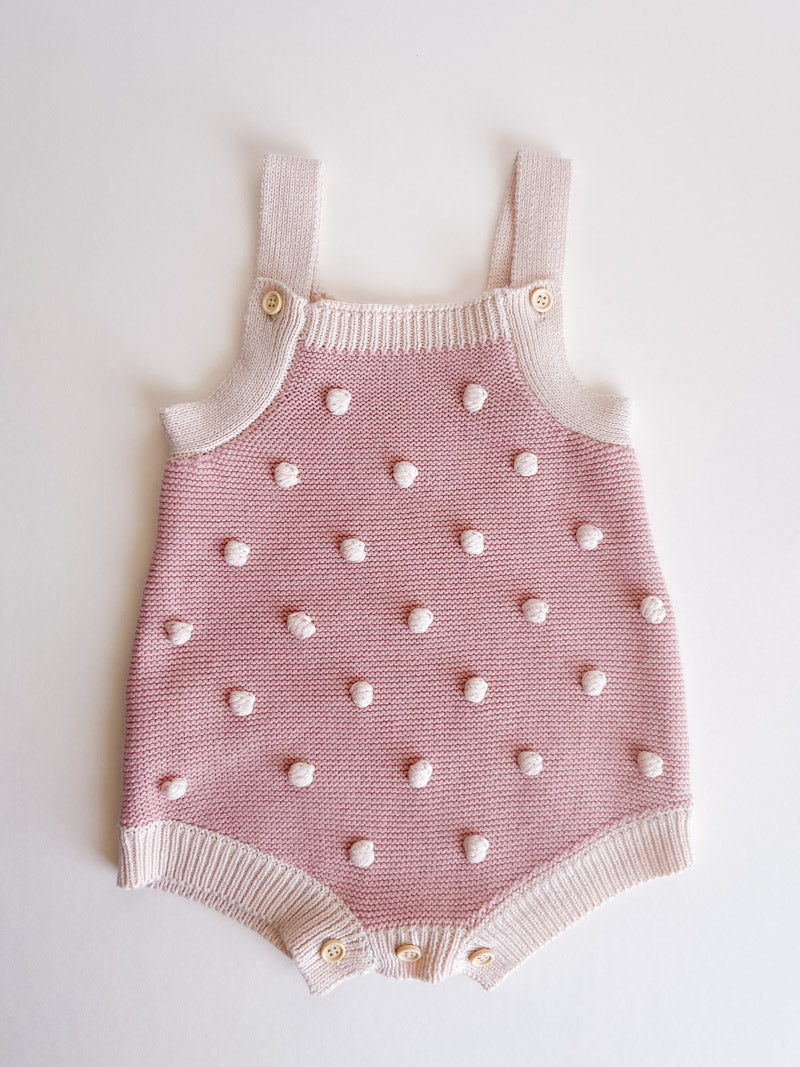 Knit Bobble Romper