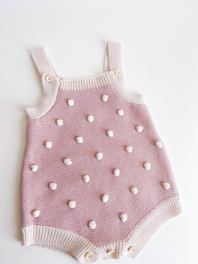 Knit Bobble Romper