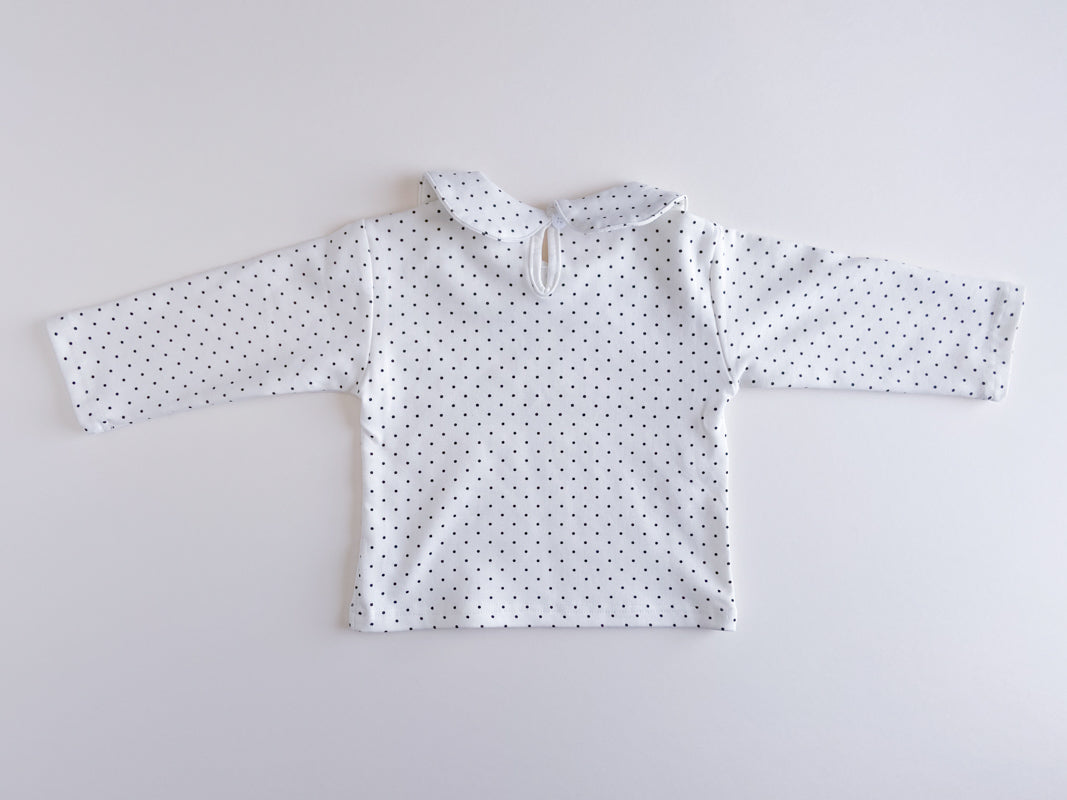 Peter Pan Collar Long-Sleeve Shirt