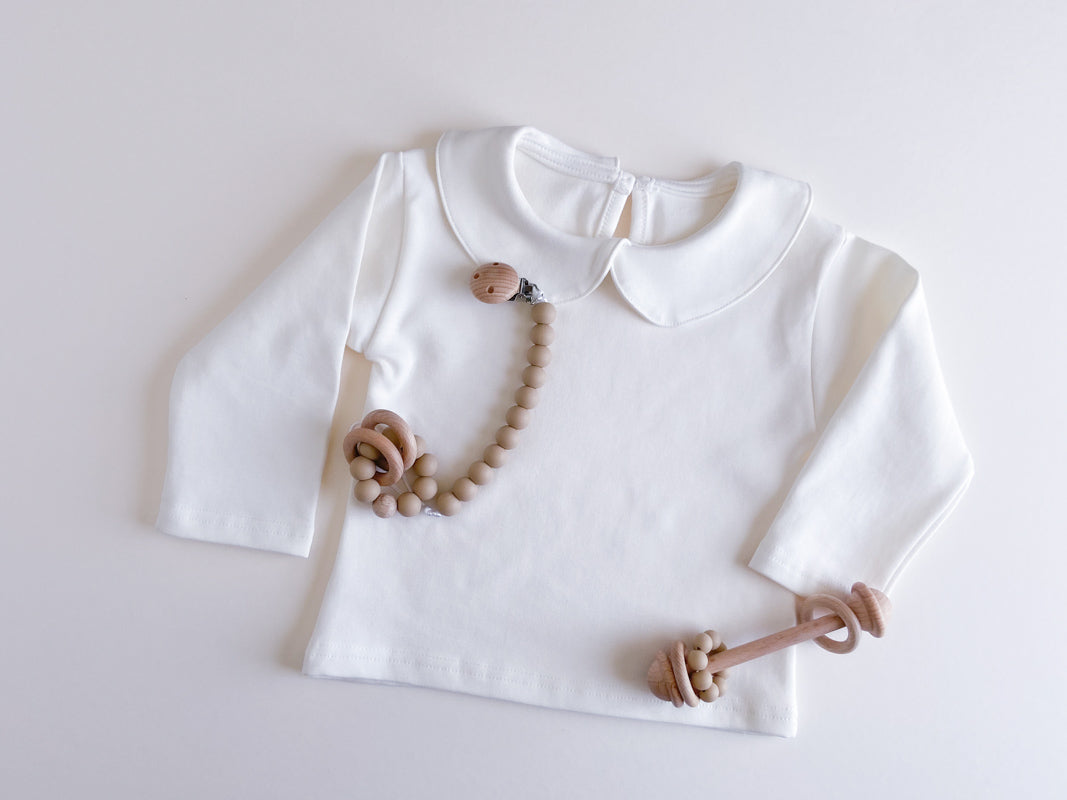 Peter Pan Collar Long-Sleeve Shirt