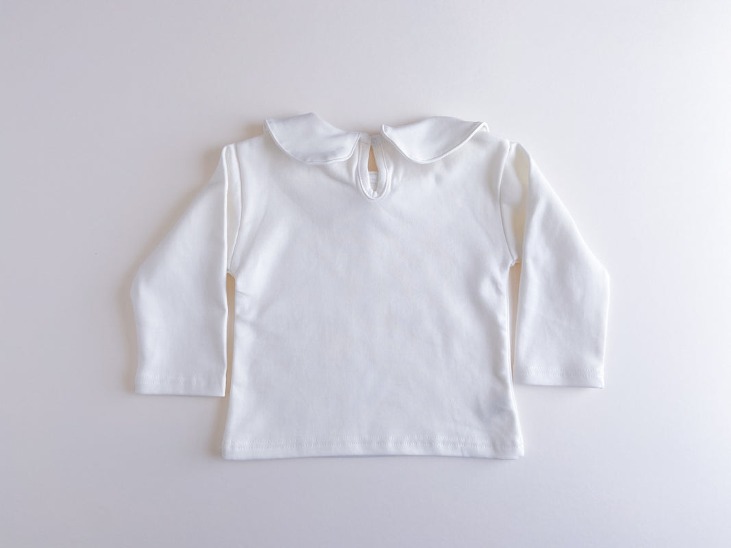 Peter Pan Collar Long-Sleeve Shirt